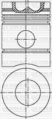 Scania Piston Segman Q115.0mm STD YENMAK