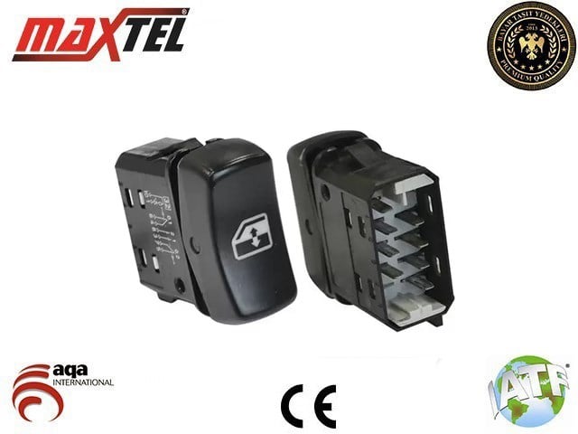Scania P G R T Serisi Cam Kaldırma Anahtarı Tekli 8 Pin MAXTEL