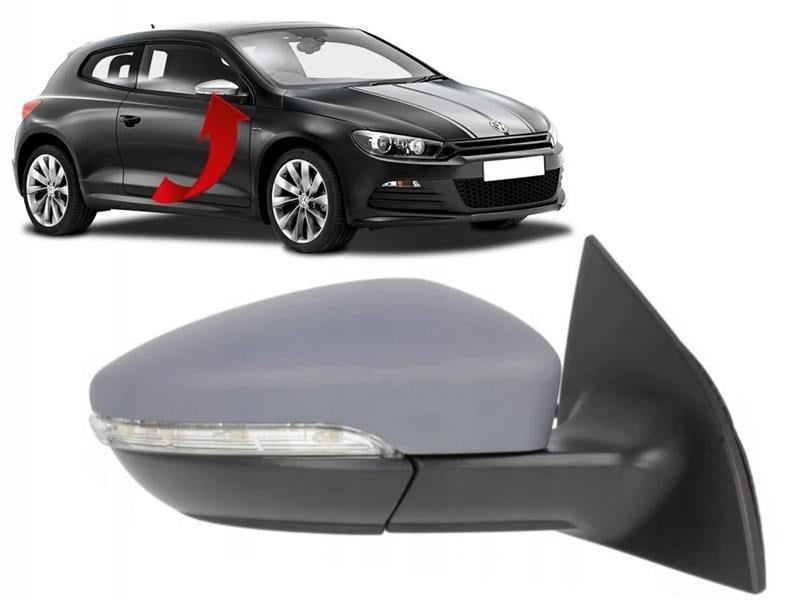 Volkswagen Scirocco Komple Ayna Sağ Çevre Aydınlatmalı Katlanır 9 Pin PRO-A