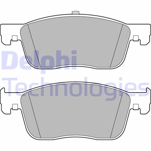 Fiat Scudo Ön Fren Balatası 304 mm DELPHI