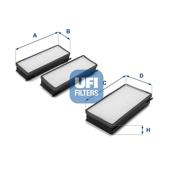 Fiat Scudo Peugeot Expert Citroen Jumpy Polen Filtresi Seti UFI