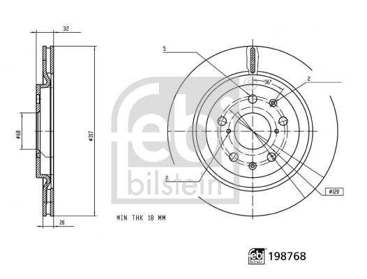 Byd Seal Fren Diski FEBI