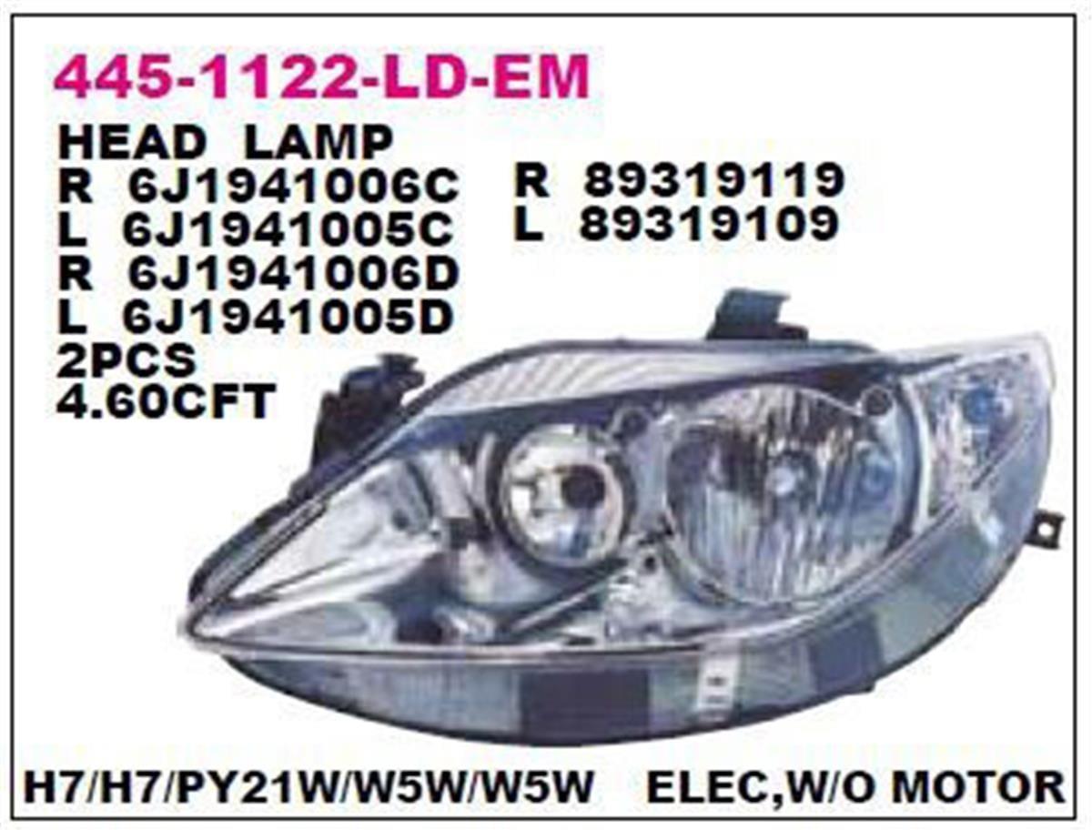 Seat Ibiza Sol Far Depo (2008 Ve Sonrası) 6J1941005c