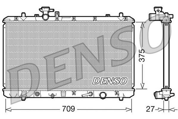 Fiat Sedici Motor Su Radyatörü DENSO