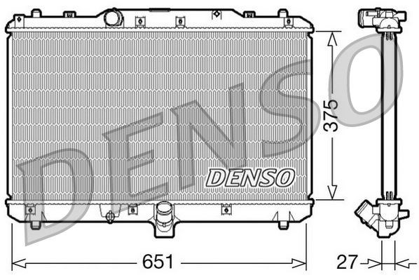 Fiat Sedici Motor Su Radyatörü DENSO
