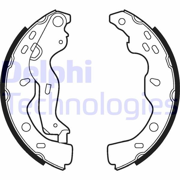 Fiat Sedici Arka Fren Pabucu DELPHI