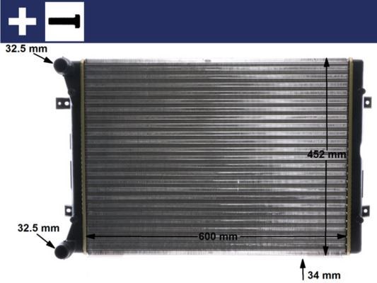 Volkswagen Sharan Seat Alhambra Soğutma Suyu Radyatörü MAHLE