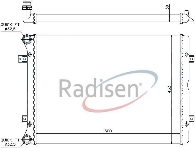Volkswagen Sharan Radyatör 1.9 TDI RADISEN