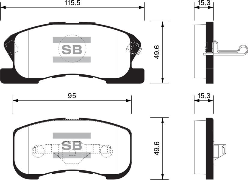 Daihatsu Sirion Ön Balata SANGSIN