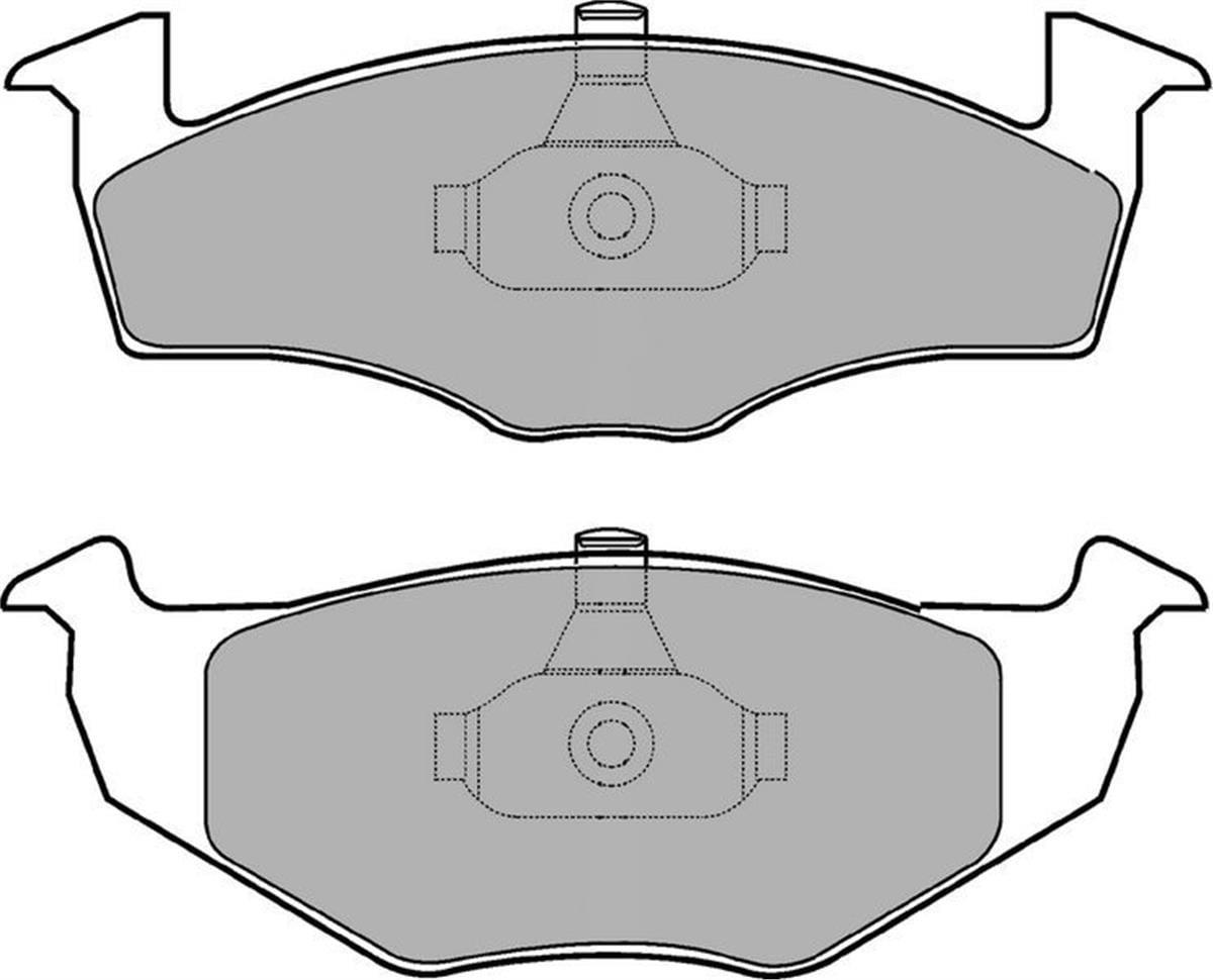 Delphi Fabia Polo (95-09) Fox (05-) Ön Fren Balatası (141Mm)