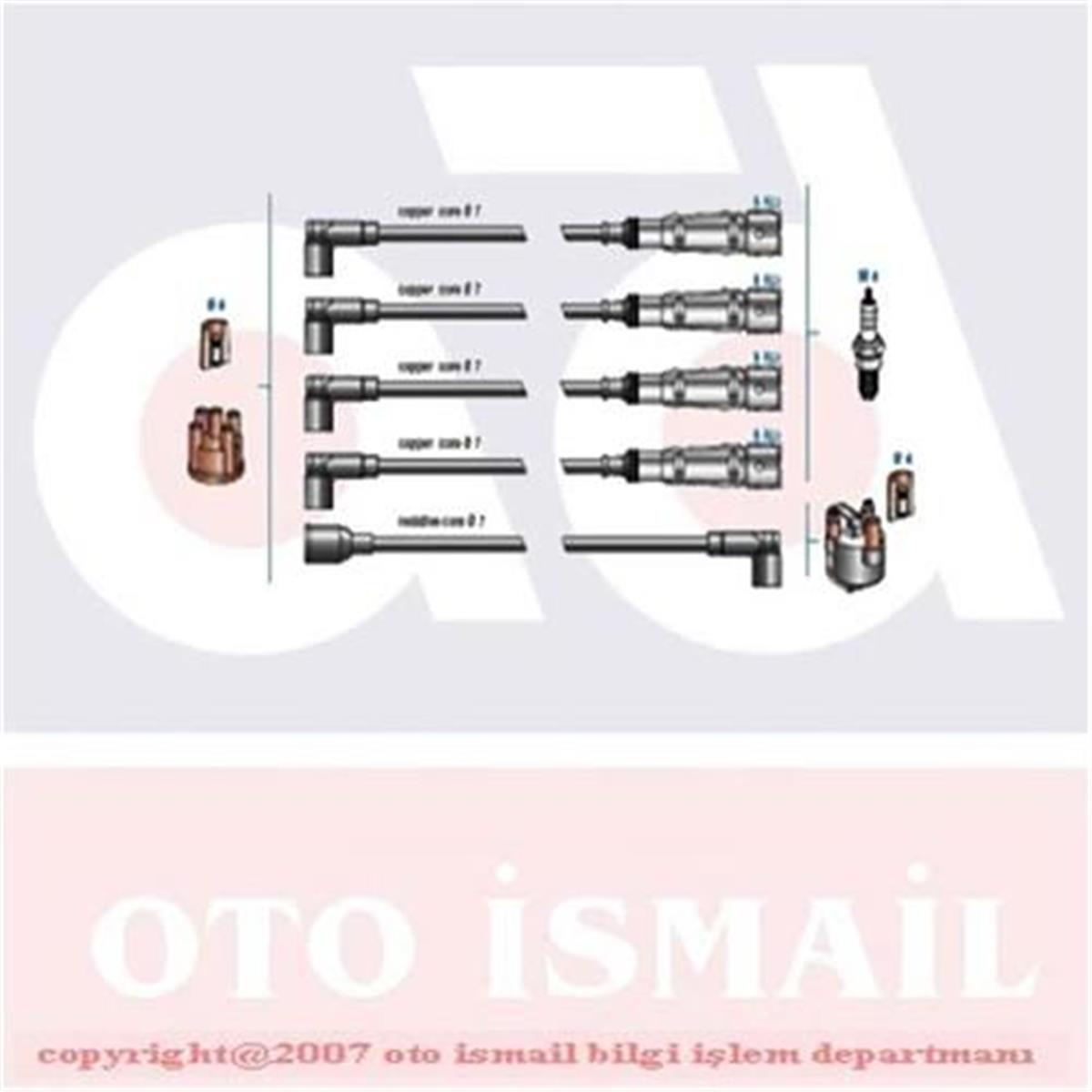 Volkswagen Polo Hb (1994 Sonrası) Buji Kablo Tk 032905430P