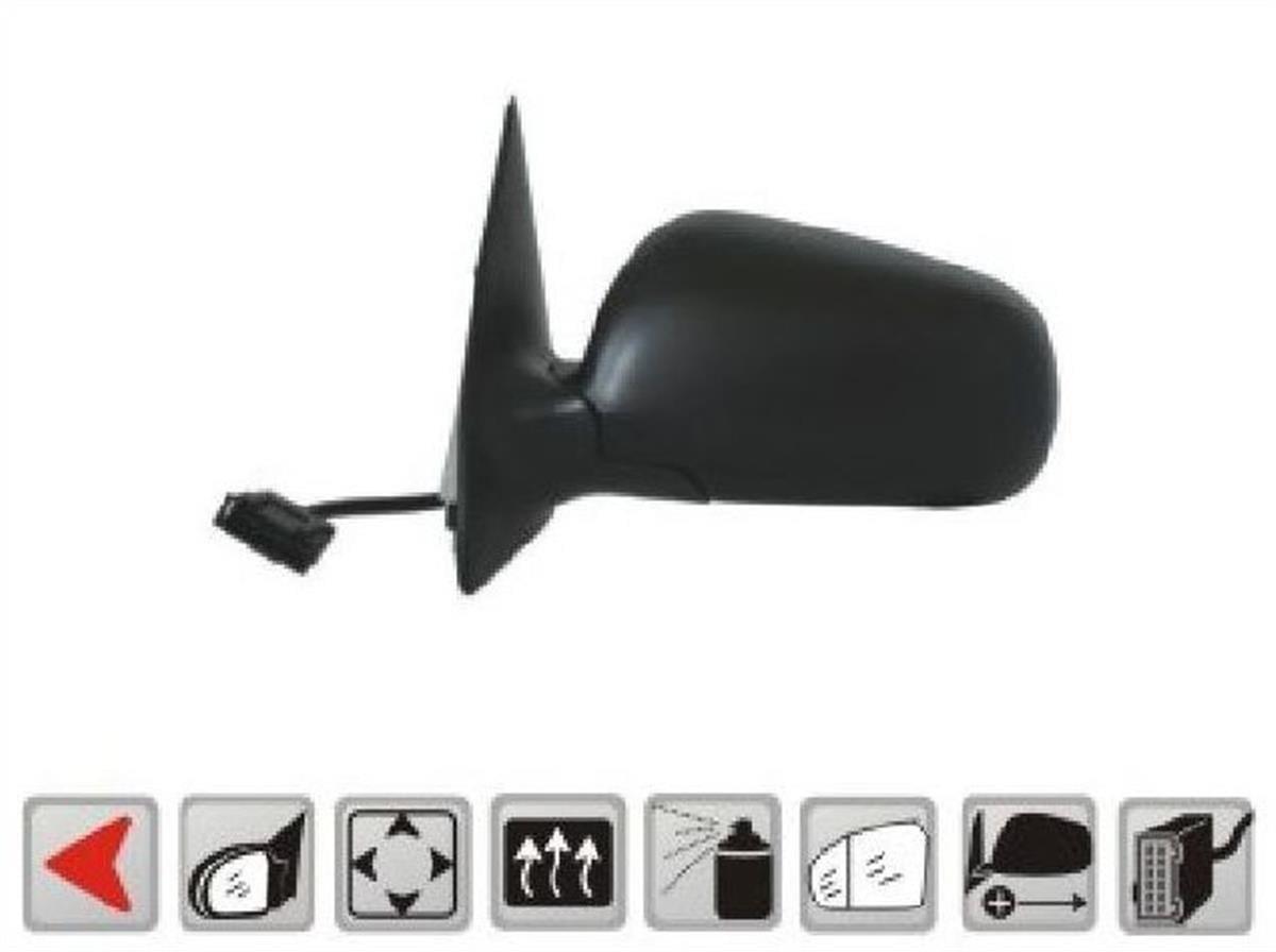 Skoda Fabia Dış Ayna Sol Elektrikli Büyük Viewmax