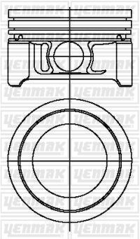 Smart Fortwo 700i Motor Piston Segman 66.5mm YENMAK