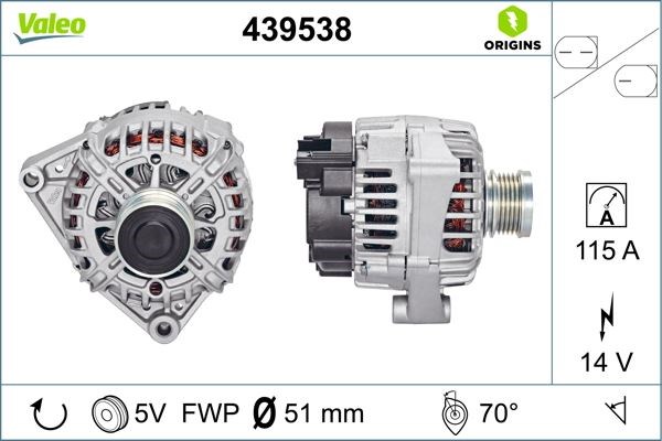 Smart Alternatör VALEO