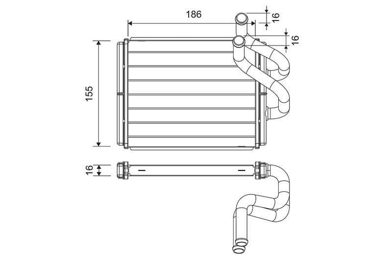 Kia Sorento Kalorifer Radyatörü VALEO