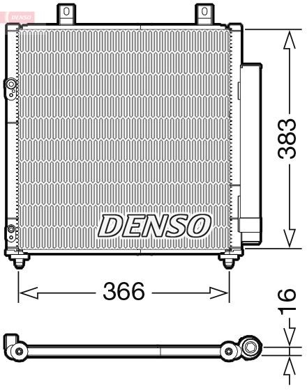 Mitsubishi Space Star Klima Radyatörü Kondenser DENSO
