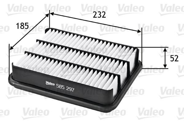 Mitsubishi Space Wagon Hava Filtresi 2.0 VALEO