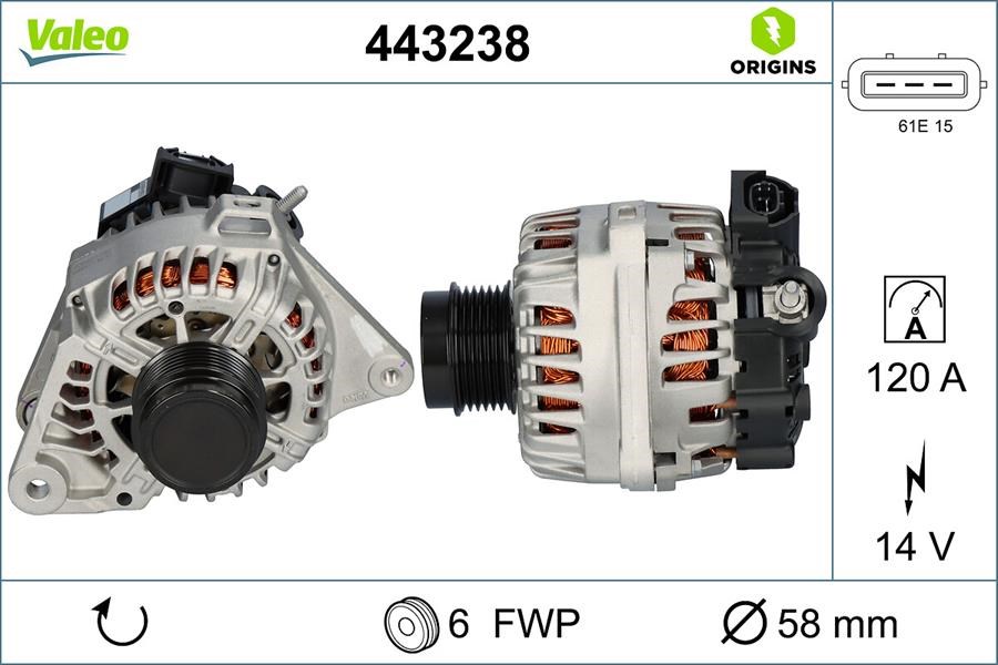 Kia Sportage Alternatör VALEO