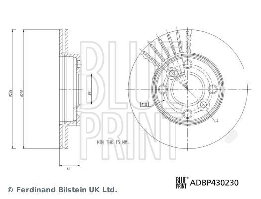 Dacia Spring Ön Fren Diski BLUEPRINT
