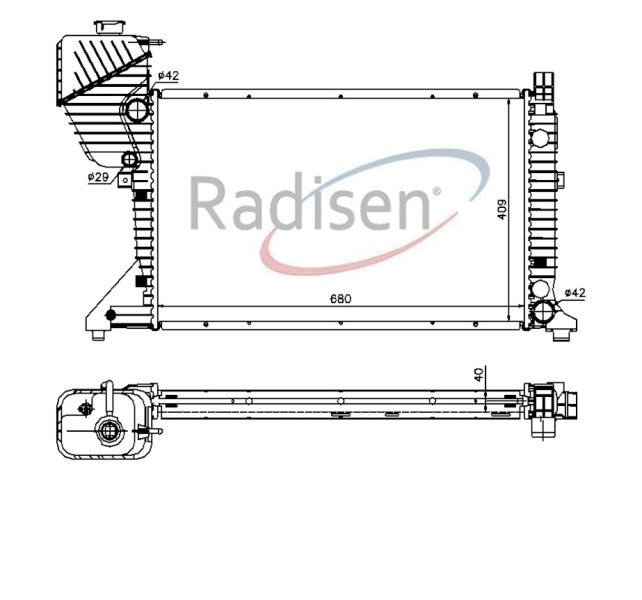 Mercedes Sprinter Su Radyatörü CDI RADISEN