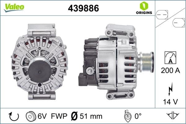 Mercedes Sprinter 2.1L Alternatör VALEO