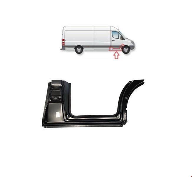 Mercedes Sprinter Ön Kapı Frangart Alt Sağ DOGAN-