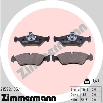 Mercedes Sprinter Arka Fren Balatası Volkswagen LT 28-35-46 ZIMMERMANN