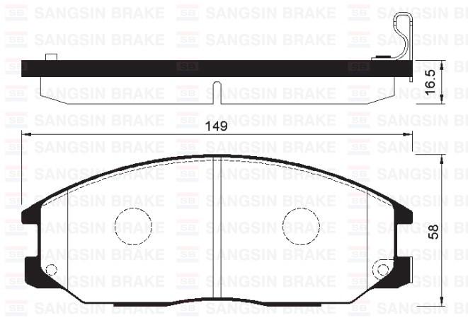 Hyundai Starex Ön Fren Balatası SANGSIN