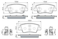 Hyundai Staria Ioniq 5 Ioniq 6 Kia EV6 Arka Fren Balatası BOSCH