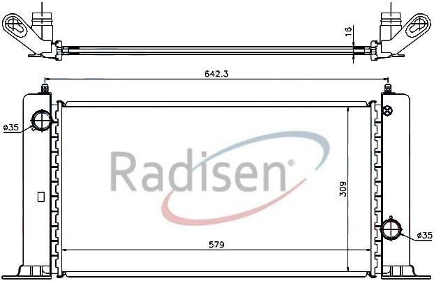 Fiat Stilo Radyatör 1.2i-1.4i-1.6i RADISEN