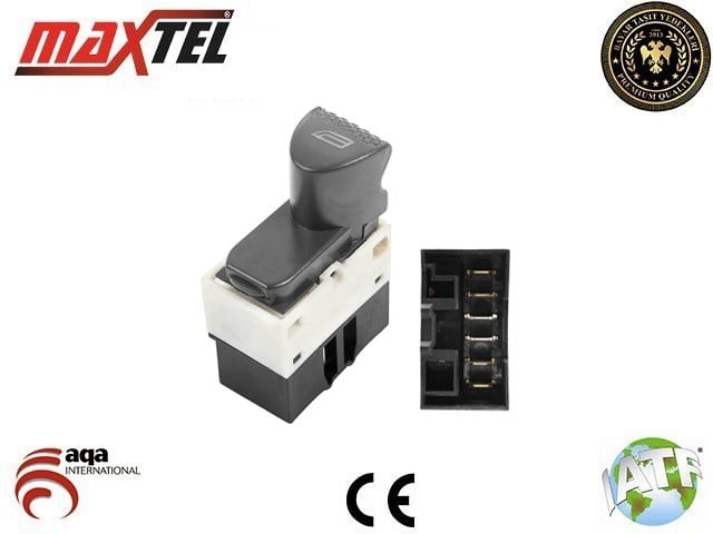 Iveco Stralis Cam Kaldırma Anahtarı Tekli Sağ 6 Pin [<2012] MAXTEL