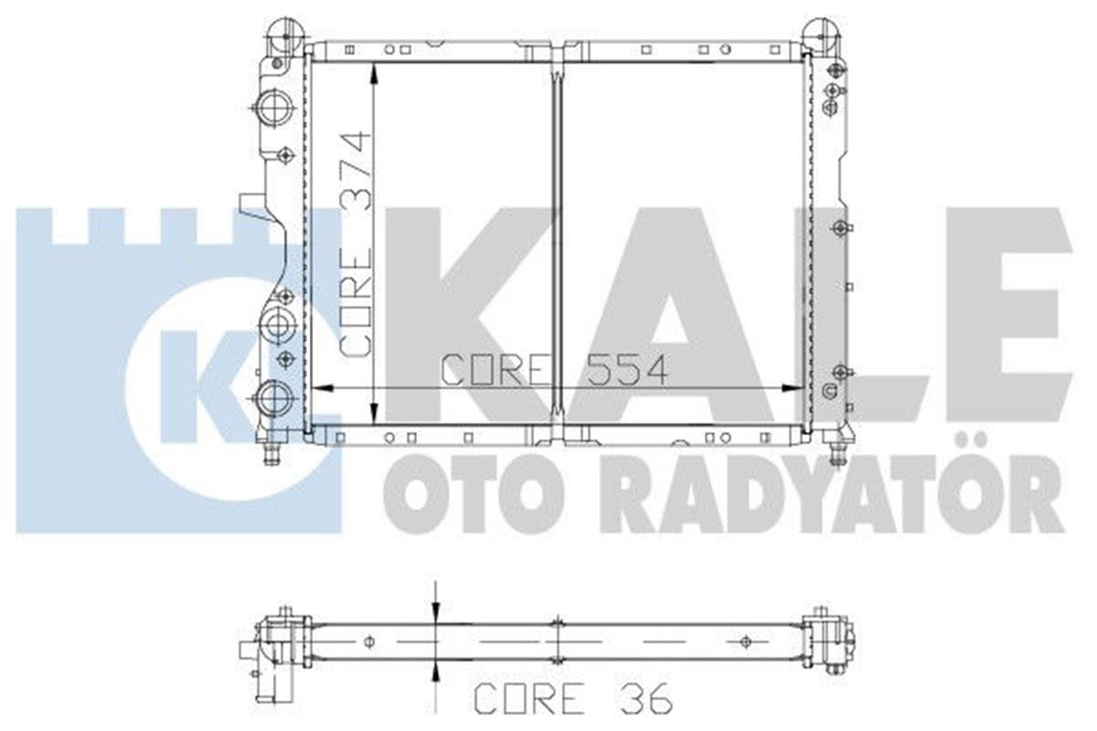 Su Radyatörü 2 Sıra Cu Pl Tempra 1.9 Td-Tipo 1.7-1.9D