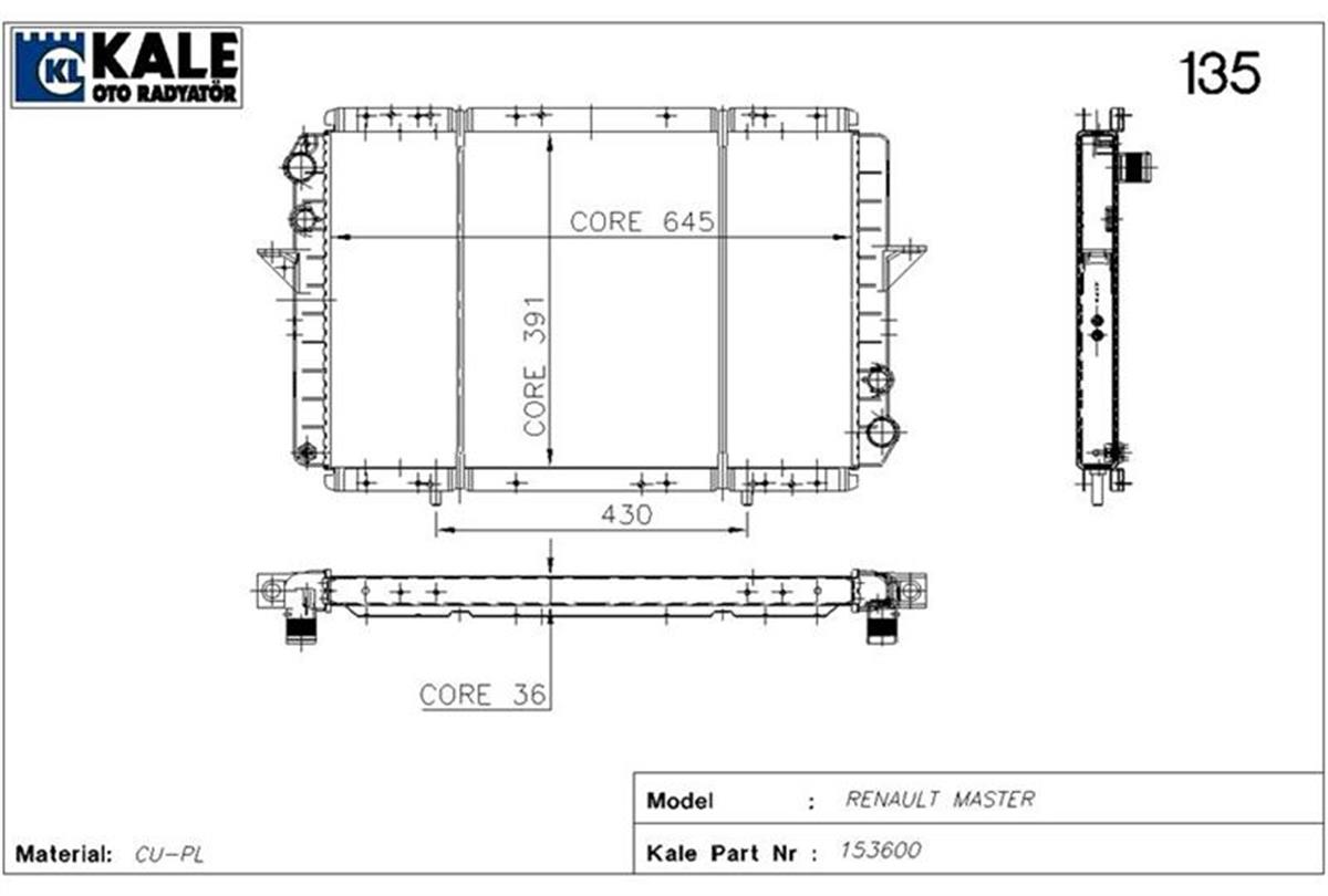 Su Radyatörü 2 Sıra Pa Master