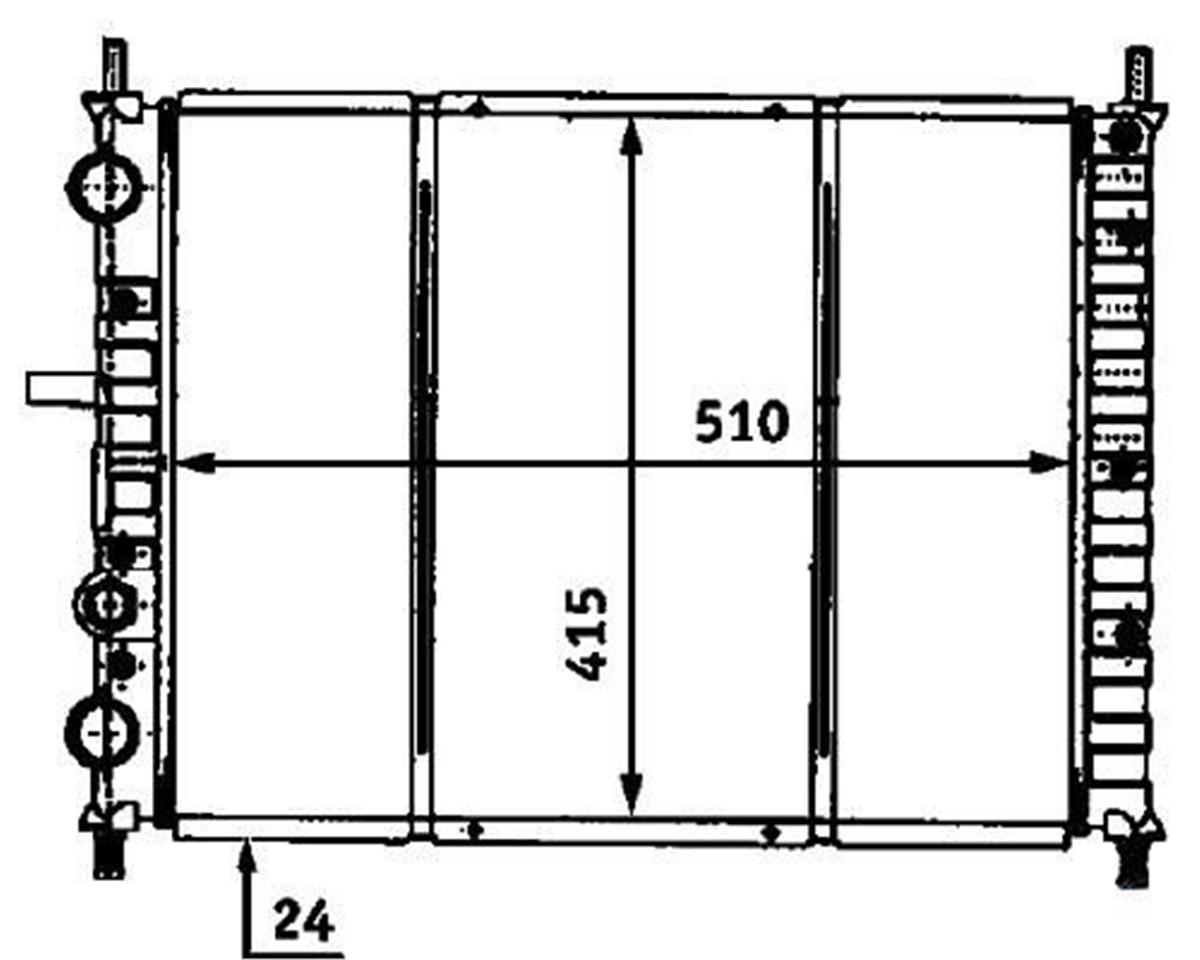 Su Radyatörü Bravo-Brava 1.9 Tdı 1 Sıra Cu Pl Sistem