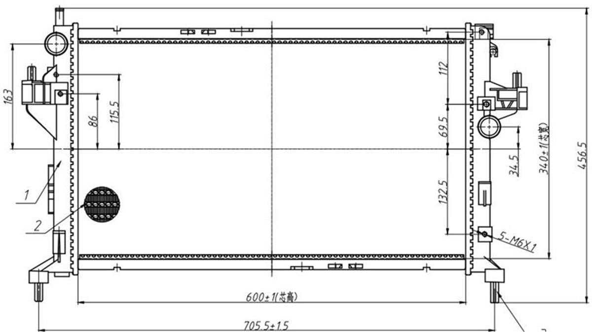 SU RADYATORU BRAZING 26MM OPEL CORSA C COMBO C 1.3CDTI 16V 04-12