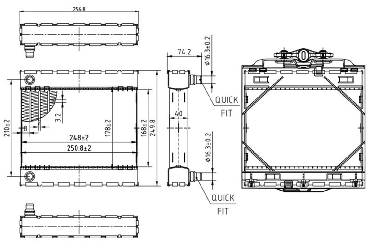 Su Radyatoru Brazıng Bmw F01-F02-F06-F07-F10 Ilave