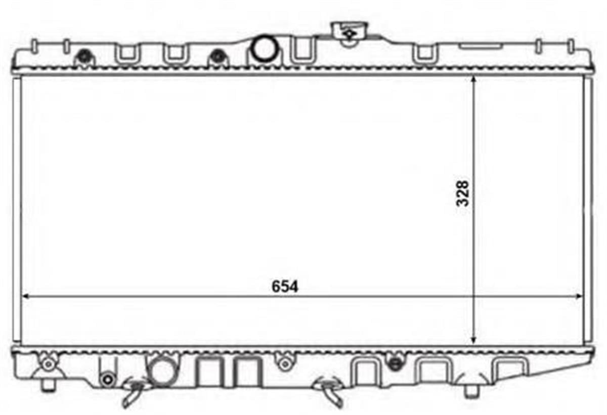 SU RADYATORU BRAZING COROLLA AE92 8892 AT