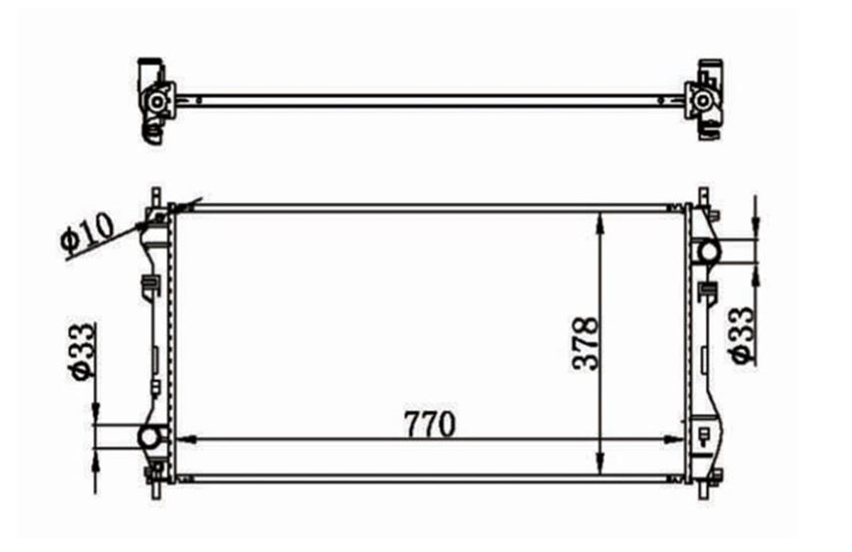 SU RADYATORU  BRAZING  KLIMALI FORD TRANSIT V184 2.4D 01-06