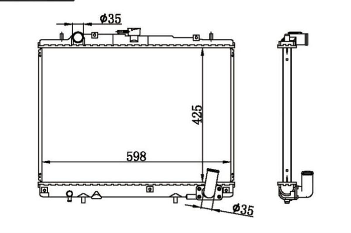 SU RADYATORU BRAZING L200 4 4 96-06 MT