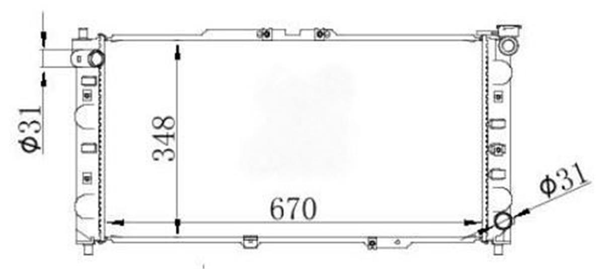 SU RADYATORU BRAZING MAZDA 323 LANTIS 1995-1998 AT