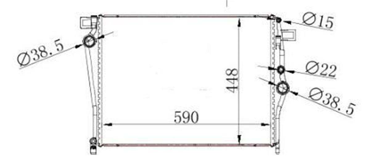 SU RADYATORU BRAZING MERCEDES C CLASS W205 OM626 C180-C200 BLUTECH
