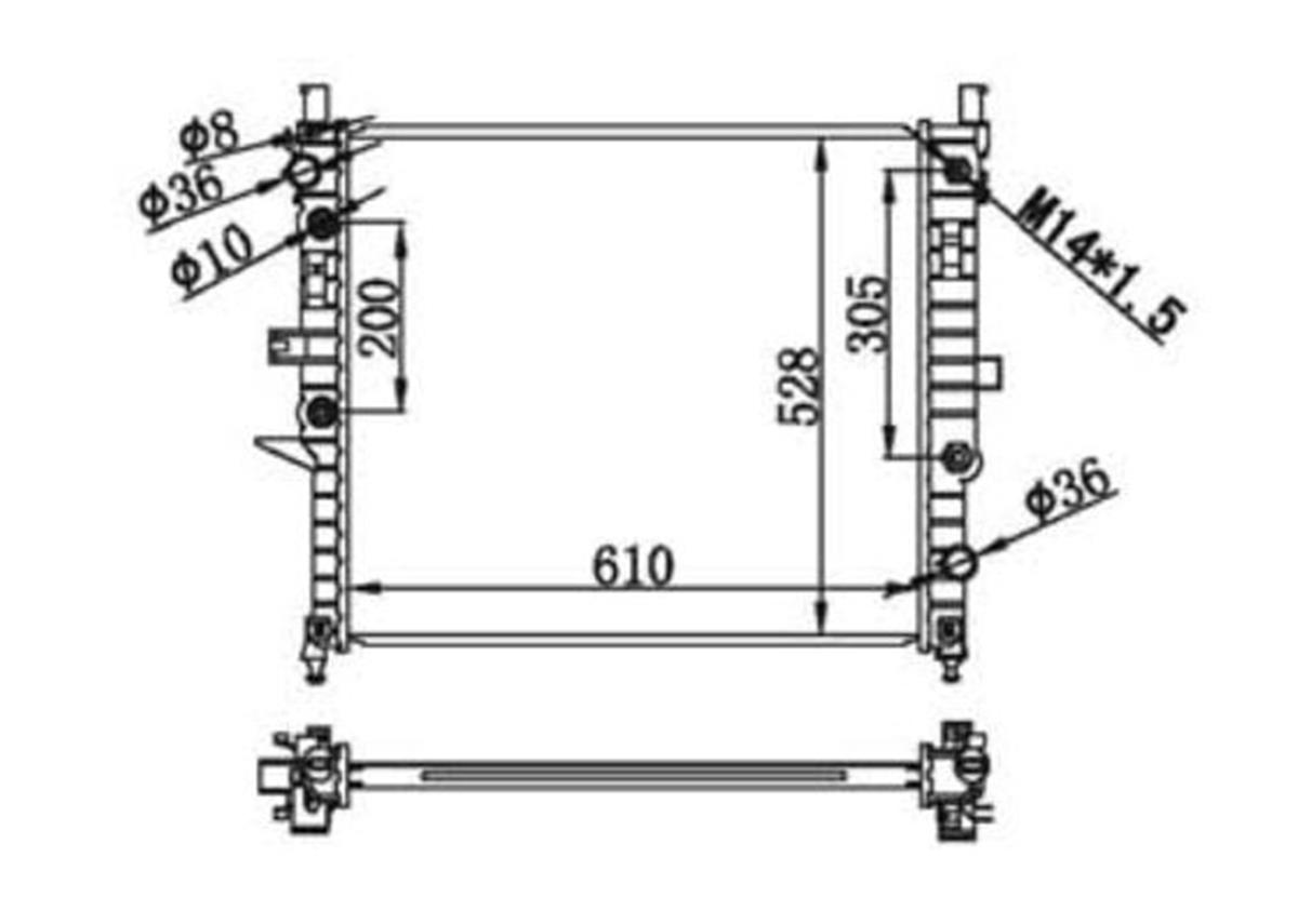 Su Radyatoru Brazıng Mercedes M-Serısı W163