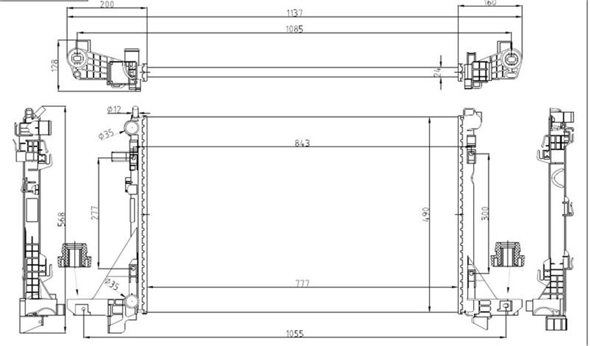 SU RADYATORU BRAZING  RENAULT   MASTER III 2.3 DCI // OPEL   MOVANO 2.3 DCI