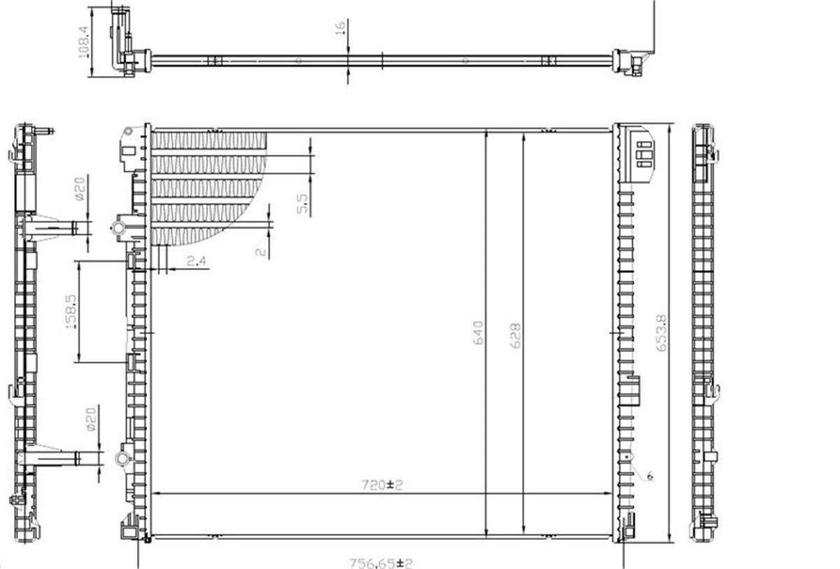 SU RADYATORU BRAZING VW  CRAFTER / CRAFTER PANELVAN