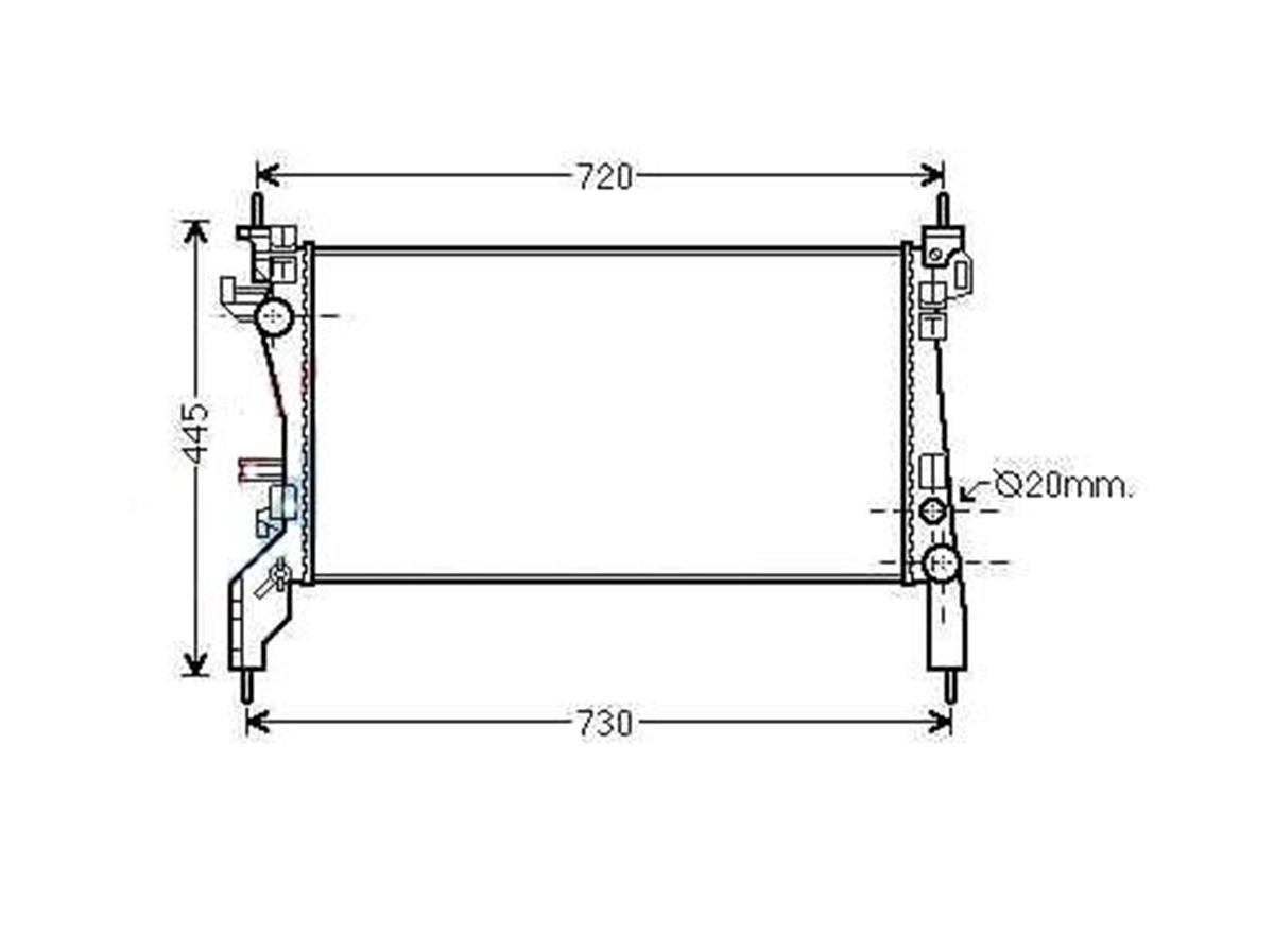 Su Radyatoru Fiat:Fiorino 1.3Jtd 07--