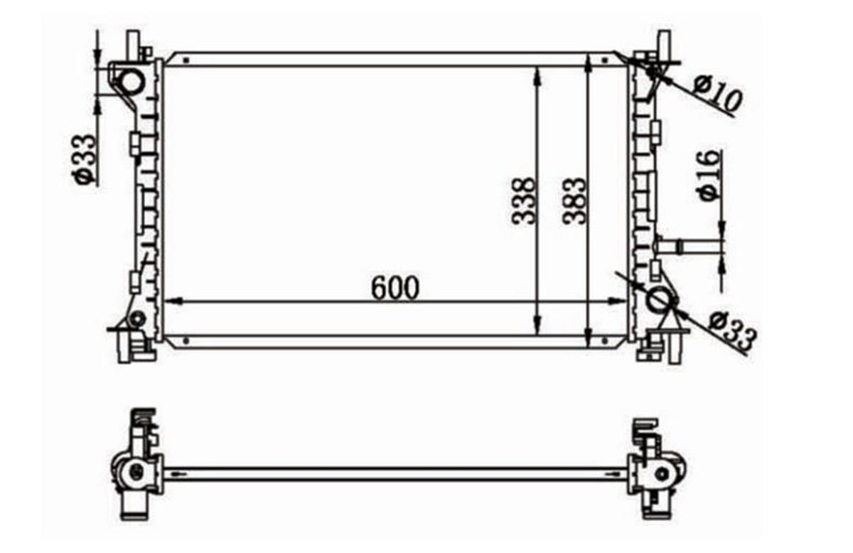 SU RADYATORU  FORD  FOCUS 2.0 98/05 ZETEC