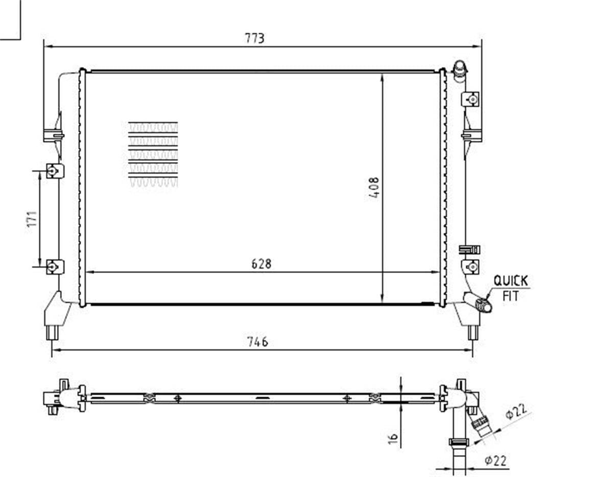 Su Radyatoru-Intercooler Vw Audı Seat Skoda
