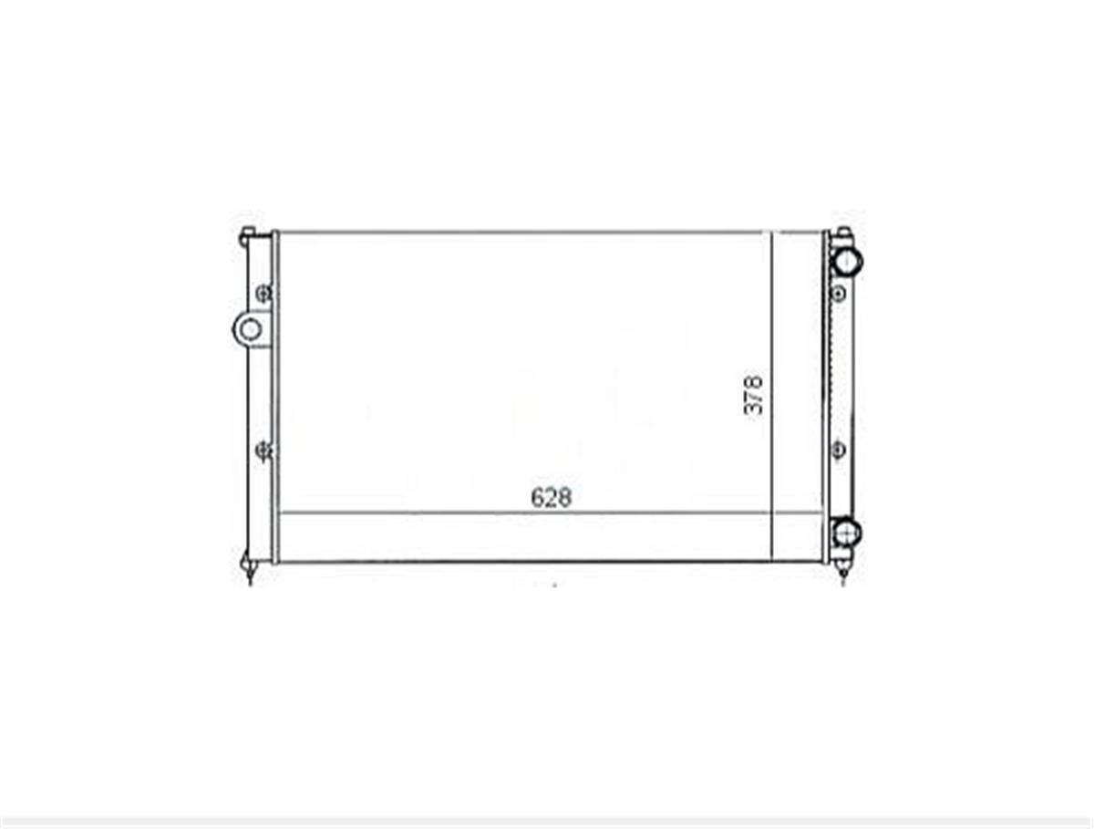 Su Radyatoru-Klımalı 628X377 (Vw Caddy 96-03  Polo Cls 96-00  Seat Ibıza 93-99)