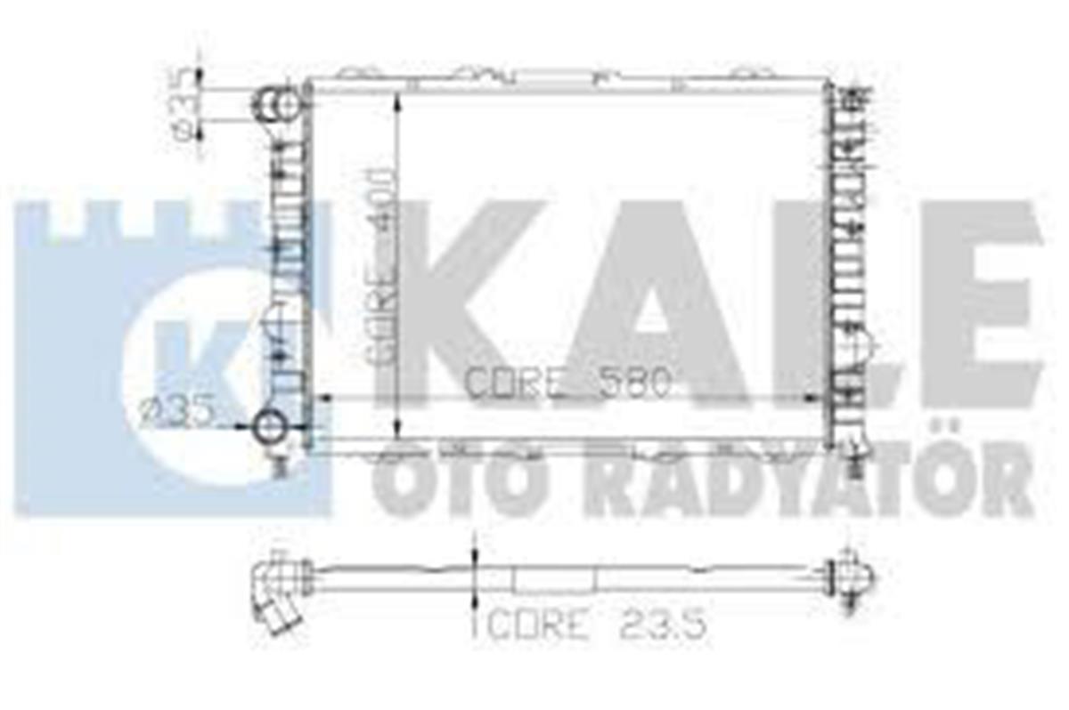 Su Radyatörü Klimalı Alfa 156 1.6 T.S 1.8 T.S 2.0 2.5 97-05 Sw 156 1.6 T.S 1.8 T