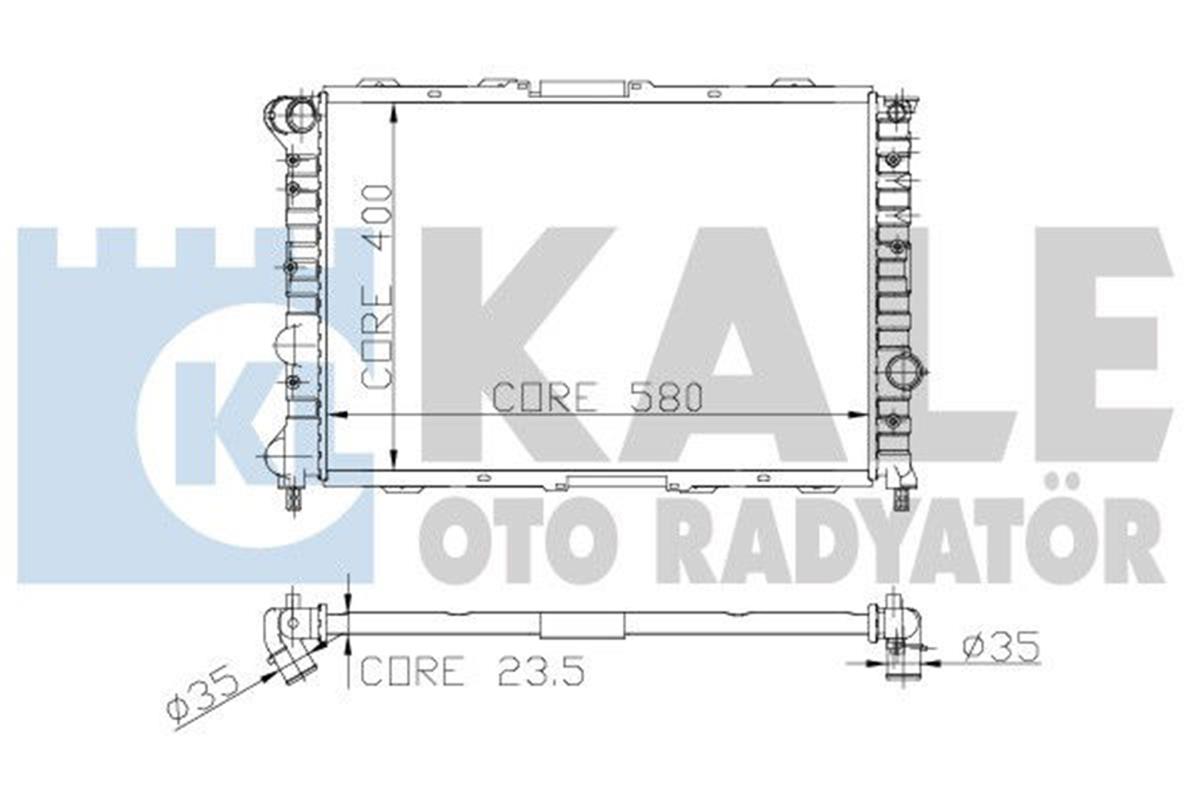 Su Radyatörü Klimalı Alfa 156 1.9Jtd 97-05 2.4 Jtd 97-05 Sw 156 1.9Jtd 97-06 2.4